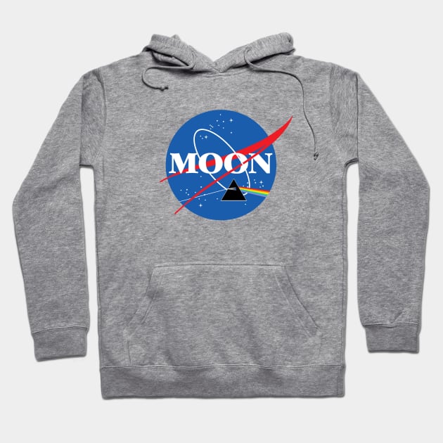 The Dark Side Of The Moon Nasa Hoodie by Titius